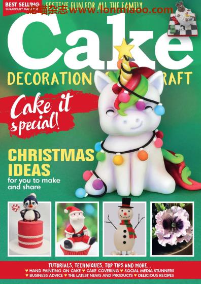 [英国版]Cake Decoration & Sugarcraft 蛋糕烘焙及装饰杂志 2021年11月刊